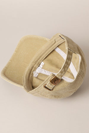 mama EMBROIDERED CAP KHAKI