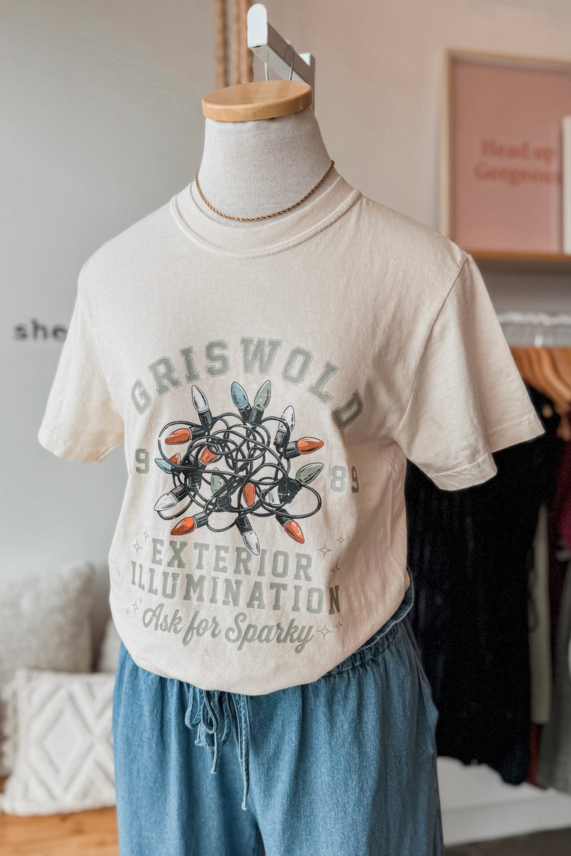 GRISWOLD ILLUMINATION CHRISTMAS GRAPHIC TEE