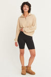 EFFORTLESS TOUCH SWEATSHIRT TAUPE