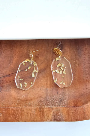 LEXI GOLD FOIL EARRINGS