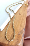 LUXE GOLD ROPE CHAIN 18"