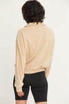 EFFORTLESS TOUCH SWEATSHIRT TAUPE