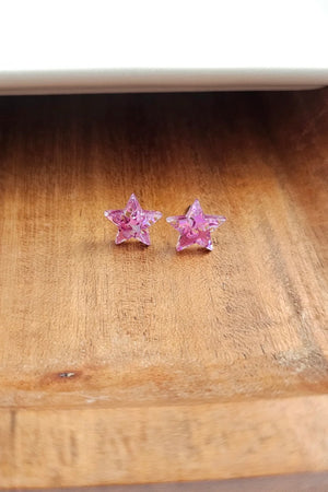 STAR STUDS PINK