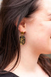 LEXI BLACK GOLD GLAKE EARRINGS