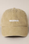 mama EMBROIDERED CAP KHAKI