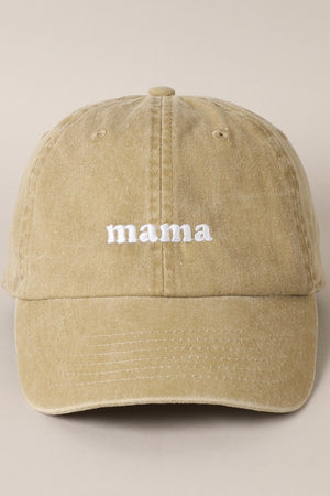 mama EMBROIDERED CAP KHAKI